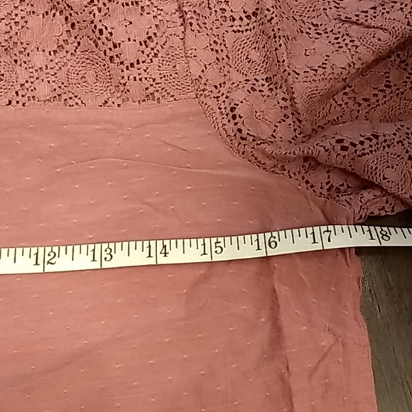 White Stuff brand pink lace top size  UK 10 / US 6 - Picture 2 of 4